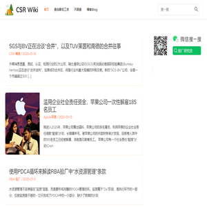 CSR Wiki - 社会责任验厂资源中心