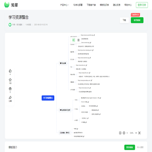 学习资源整合_思维导图模板_知犀官网